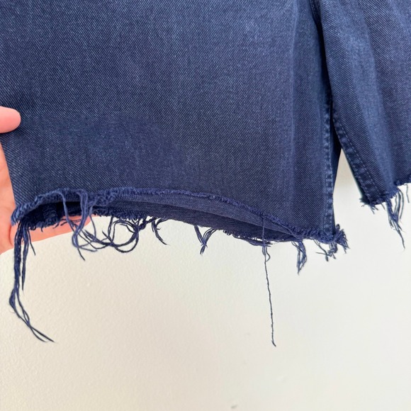 Guess VHigh-Waisted Dark Wash Button Fly Denim Shorts VTG Women'sSz 29 - Picture 5 of 11